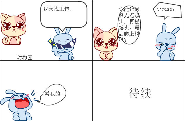 百田四格漫画 338419802的漫画集 动物管理员 载一