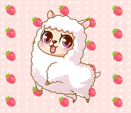 可爱的小棉羊