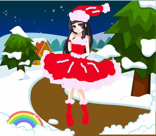 原创-圣诞公主-鼠绘