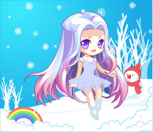 <em>雪之女神</em>_百田涂鸦板_百田网