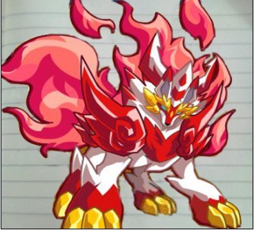 白羽.狼王【手绘】_奥拉星圈