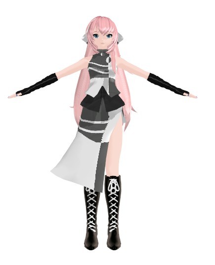 vocaloid:MMD的model素材_动漫圈_百田网