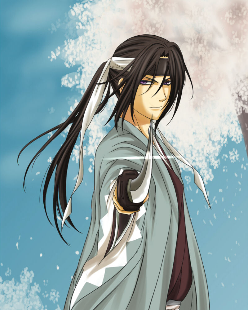 动漫中的长发美男