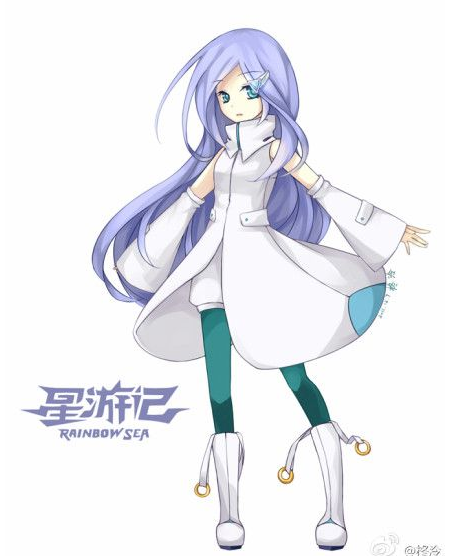 手绘—星游记女主笛亚_百田龙斗士圈