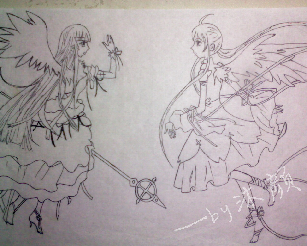 【沐颜】手绘渣了…