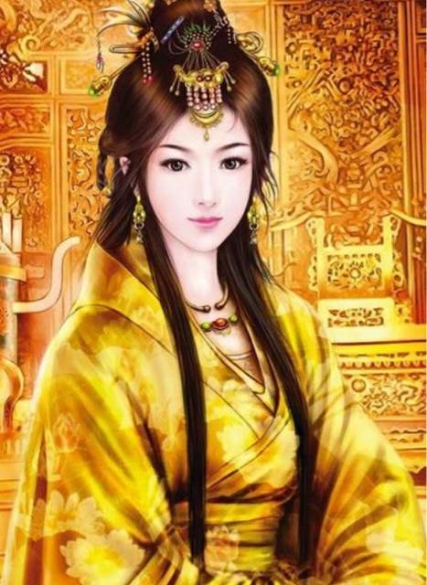 古代皇帝丹青图,古代女子丹青手绘图,手绘古代妃嫔 ...
