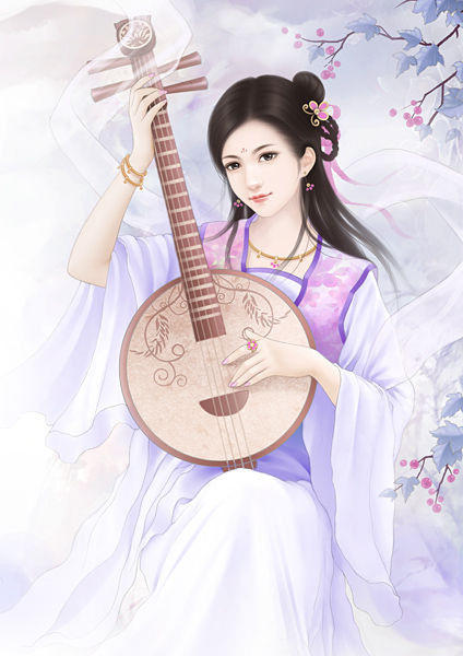 从画里走出的古装美女!图片