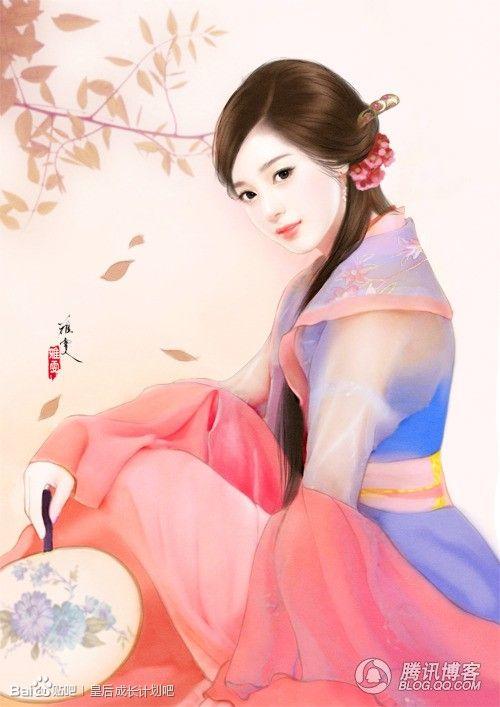 『浅涵』送古代女子丹青图啦!欢迎抱走图片