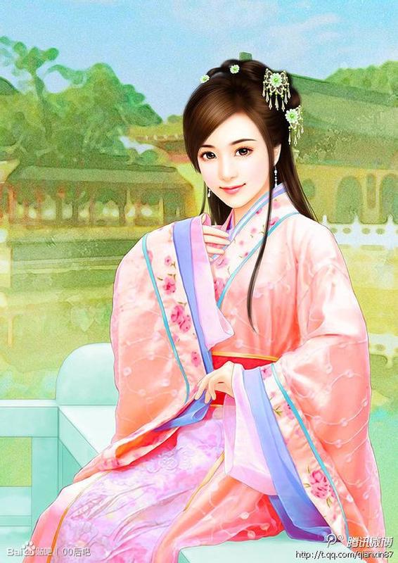 【丹青】古代女子丹青图片
